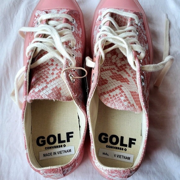 Converse Golf Wang x Chuck Taylor 70 Low Ox Pink Python Sneakers Men's Size 8.5 - Picture 8 of 10